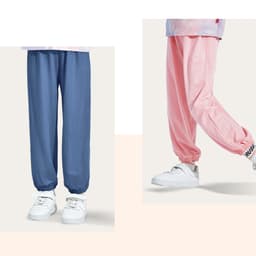 Quần dài bé trai BabyloveGO 2026 vải thun cotton cho bé dáng jogger thể thao năng động QTD01 3