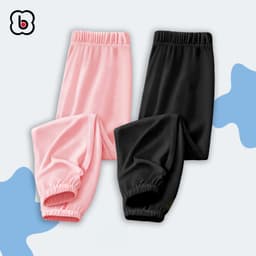 Quần dài bé trai BabyloveGO 2026 vải thun cotton cho bé dáng jogger thể thao năng động QTD01 4