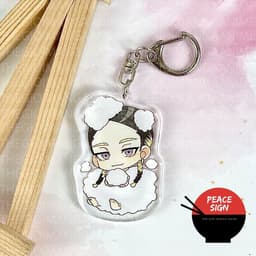 (mua 1 tặng 1) Móc khóa in hình TOKYO REVENGERS - KỊCH TRƯỜNG CỦA TAKEMICHI ver XÀ PHÒNG TẮM anime chibi mica dễ thương 3