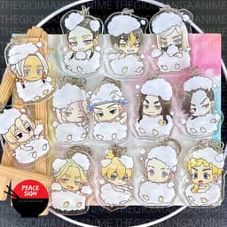 (mua 1 tặng 1) Móc khóa in hình TOKYO REVENGERS - KỊCH TRƯỜNG CỦA TAKEMICHI ver XÀ PHÒNG TẮM anime chibi mica dễ thương 1