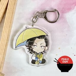 (mua 1 tặng 1) Móc khóa in hình TOKYO REVENGERS - KỊCH TRƯỜNG CỦA TAKEMICHI ver ĐI MƯA anime chibi mica dễ thương 4