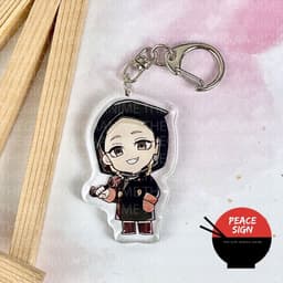 (mua 1 tặng 1) Móc khóa in hình TOKYO REVENGERS - KỊCH TRƯỜNG CỦA TAKEMICHI ver ĐI MƯA anime chibi mica dễ thương 5