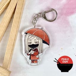 (mua 1 tặng 1) Móc khóa in hình TOKYO REVENGERS - KỊCH TRƯỜNG CỦA TAKEMICHI ver ĐI MƯA anime chibi mica dễ thương 8