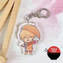 (mua 1 tặng 1) Móc khóa in hình TOKYO REVENGERS - KỊCH TRƯỜNG CỦA TAKEMICHI ver ĐI MƯA anime chibi mica dễ thương 9