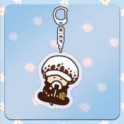 (mua 1 tặng 1) ( STICKERS ) Móc khóa in hình ONE PIECE Đảo Hải Tặc quà tặng chibi mica anime arcylic manga dễ thương 4