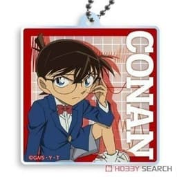 (mua 1 tặng 1) Móc khóa THÁM TỬ LỪNG DANH CONAN ver Kẻ Caro Detective Cona keyring mica anime chibi dễ thương  6