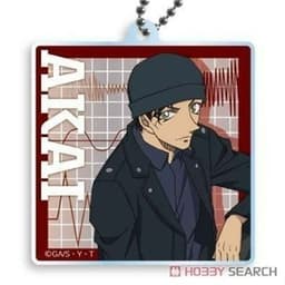 (mua 1 tặng 1) Móc khóa THÁM TỬ LỪNG DANH CONAN ver Kẻ Caro Detective Cona keyring mica anime chibi dễ thương  9