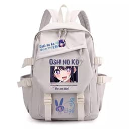 Balo vải khóa chéo In Hình OSHI NO KO Đứa con của thần tượng chibi anime cặp sách đi học tiện lợi 7