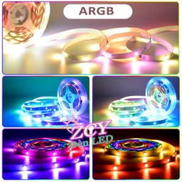 Đèn dây led ARGB 16 triệu màu 20M 10M 5M điều khiển bằng điện thoại, nháy theo nhạc, trang trí phòng 6