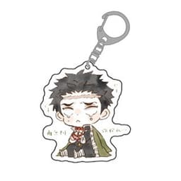 (mua 1 tặng 1) Móc khóa KIMETSU NO YAIBA ver NGỒI CUTE THANH GƯƠM DIỆT QUỶ Mica trong acrylic anime chibi 5