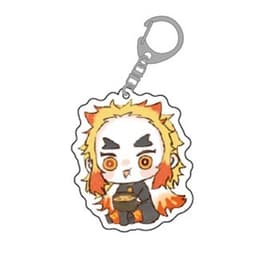 (mua 1 tặng 1) Móc khóa KIMETSU NO YAIBA ver NGỒI CUTE THANH GƯƠM DIỆT QUỶ Mica trong acrylic anime chibi 6