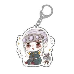 (mua 1 tặng 1) Móc khóa KIMETSU NO YAIBA ver NGỒI CUTE THANH GƯƠM DIỆT QUỶ Mica trong acrylic anime chibi 2