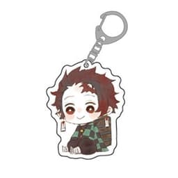 (mua 1 tặng 1) Móc khóa KIMETSU NO YAIBA ver NGỒI CUTE THANH GƯƠM DIỆT QUỶ Mica trong acrylic anime chibi 8