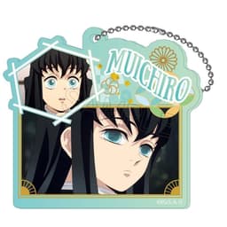 (Mua 1 tặng 1) Móc khóa mica KIMETSU NO YAIBA ver BIỂU CẢM hình in 2 mặt 6