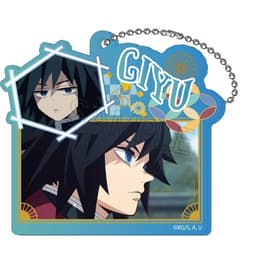 (Mua 1 tặng 1) Móc khóa mica KIMETSU NO YAIBA ver BIỂU CẢM hình in 2 mặt 7