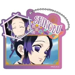 (Mua 1 tặng 1) Móc khóa mica KIMETSU NO YAIBA ver BIỂU CẢM hình in 2 mặt 8