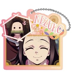 (Mua 1 tặng 1) Móc khóa mica KIMETSU NO YAIBA ver BIỂU CẢM hình in 2 mặt 9