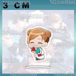 Tặng móc khóa(3cm) Mô hình Standee JUJUTSU KAISEN ver ĂN VỤNG Chú Thuật Hồi Chiến tượng mica acrylic in hình anime chibi 8