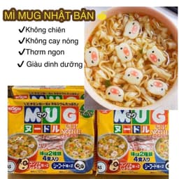[CHÍNH HÃNG] Mì Mug Nissin MÌ ăn liền ăn dặm cho bé date 2026 6