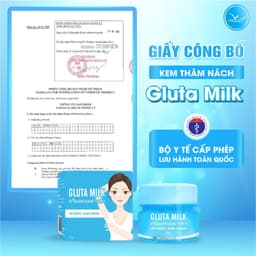 Kem thâm nách Gluta milk chính hãng 9