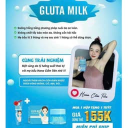 Kem thâm nách Gluta milk chính hãng 6