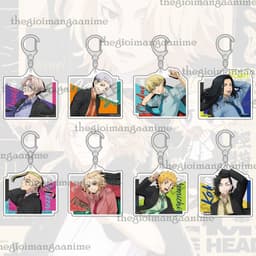 (mua 1 tặng 1) Móc khóa in hình TOKYO REVENGERS ver TÊN Kịch trường của Takemichi anime chibi keyring mica dễ thương 1