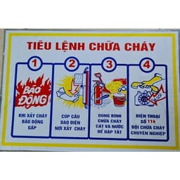 Nội quy,Tiêu lệnh, cấm lửa, cấm hút thuốc phòng cháy chữa cháy 4