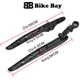 Chắn bùn xe đạp thể thao, Dè xe đạp gắn trục yên điều chỉnh lên xuống linh hoạt - CB03_gantruc 7