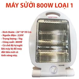 Quạt sưởi - Máy sưởi Fujika hồng ngoại 2 bóng Công Suất 800W [ Chính Hãng ] DT HOME 8