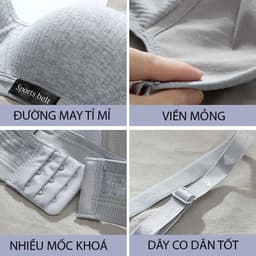 [HÀNG CHUẨN - CÓ SO SÁNH] Áo lót nữ chất gân nâng ngực Sports Belt P2-A2 3
