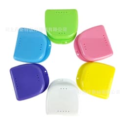 Hộp đựng khay niềng răng, hàm duy trì, chỉnh nha, máng nha khoa tiện lợi nhiều màu 6
