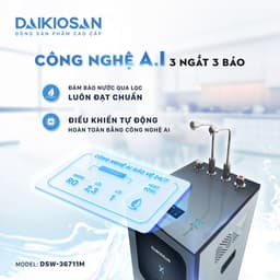 Máy lọc nước X-Guard từ trường Daikiosan Nóng Nguội Lạnh DSW-36711M 4
