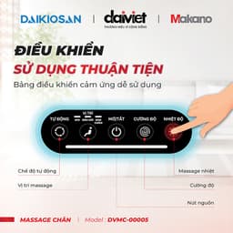 Máy massage gối Daikiosan DVGM-00005 chính hãng 3