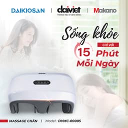 Máy massage gối Daikiosan DVGM-00005 chính hãng 2