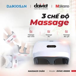 Máy massage gối Daikiosan DVGM-00005 chính hãng 4