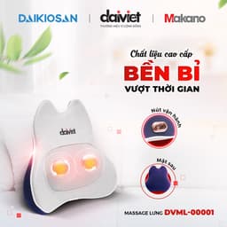 Máy massage lưng Daikiosan DVML-00001 chính hãng [Hỏa tốc 30 phút HCM] 2