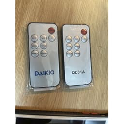 Điều khiển từ xa máy làm mát Daikiosan DKA-07000A, DKA-09000A, DKA-15000A chính hãng 4