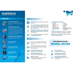 Ghế massage Daikiosan DC103 công nghệ con lăn 3D cao cấp 3