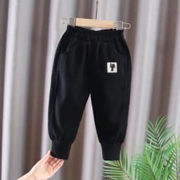 Quần dài thu đông, quần dài nỉ mềm cho bé trai bé gái , set 2 quần size 6kg tới 35kg 2