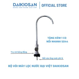 Bộ vòi nước cong Đại Việt lắp cho máy lọc nước Daikiosan - Makano 8