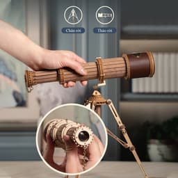 Kính Viễn Vọng - Đồ Chơi Mô Hình Gỗ 3D Tự Lắp Ráp ROBOTIME ROKR 6