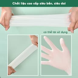Bịch 30 Găng tay cao su làm bếp siêu dai JYoohome Bao tay rửa chén bát có thể tái sử dụng nhiều lần 4