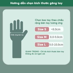 Bịch 30 Găng tay cao su làm bếp siêu dai JYoohome Bao tay rửa chén bát có thể tái sử dụng nhiều lần 5