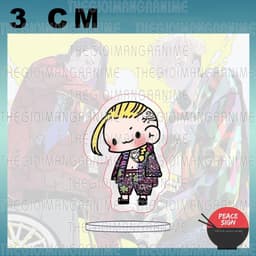 (mua 1 tặng 1) (3CM) Mô hình Standee in hình TOKYO REVENGERS ver ÁO KHOÁC tượng mica acrylic anime chibi trưng bày 4