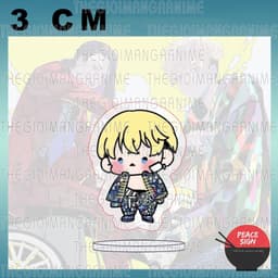 (mua 1 tặng 1) (3CM) Mô hình Standee in hình TOKYO REVENGERS ver ÁO KHOÁC tượng mica acrylic anime chibi trưng bày 9