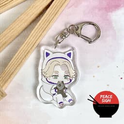 (mua 1 tặng 1) Móc khóa in hình TOKYO REVENGERS ver ÁO THÚ Kịch trường của Takemichi anime chibi mica dễ thương 3