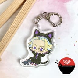 (mua 1 tặng 1) Móc khóa in hình TOKYO REVENGERS ver ÁO THÚ Kịch trường của Takemichi anime chibi mica dễ thương 8