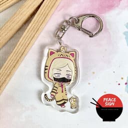(mua 1 tặng 1) Móc khóa in hình TOKYO REVENGERS ver ÁO THÚ Kịch trường của Takemichi anime chibi mica dễ thương 4