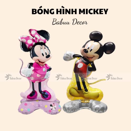 Bóng hình chuột mickey trang trí sinh nhật