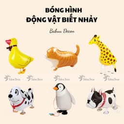 Bóng hình động vật biết nhảy (walking animals) 1